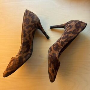 Target Brown Leopard Print Heels